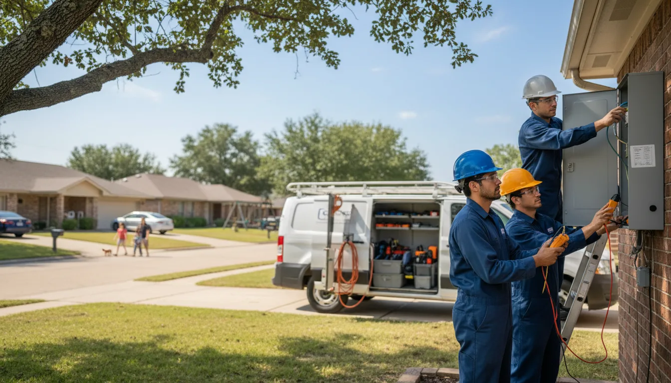 Certified electrician providing emergency electrical services in Columbus, KY